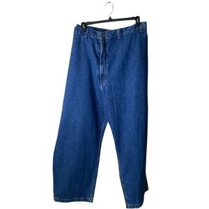 Repp Ltd Denim Mens Size 60x30 Big & Tall Straight Leg High Rise Mid Wash Casual